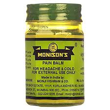 MONISONS 100GM PAIN BALM