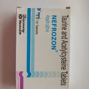 Nefrozon Tablet -Taurine 500 Mg+N-Acetylcysteine 150 Mg - Emedicalwala