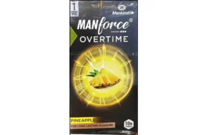 Manforce Condom Overtime Pineapple 10N