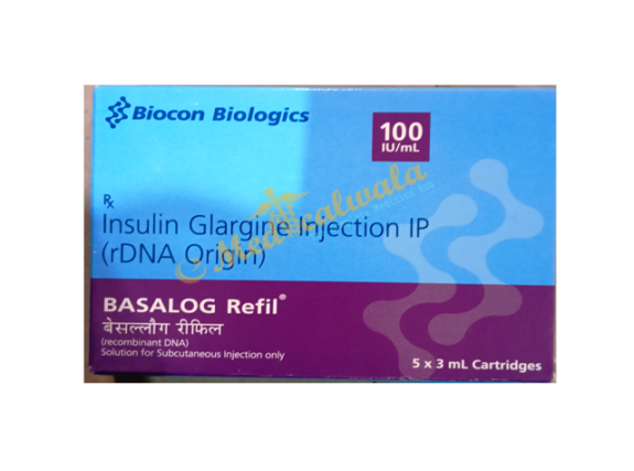 BASALOG REFIL 100IU 3ML INJECTION