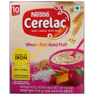 CERELAC WHEAT RICE MIXED FRUIT 300GM