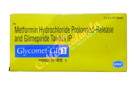 GLYCOMET GP 1MG TABLET