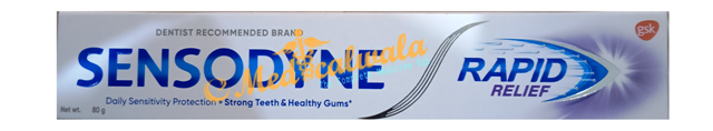 SENSODYNE RAPID RELIEF TOOTHPASTE 80 GM