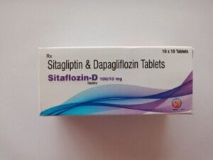 Sitaflozin D Tablet - Dapagliflozin 10 Mg+Sitagliptin 100 Mg - Emedicalwala