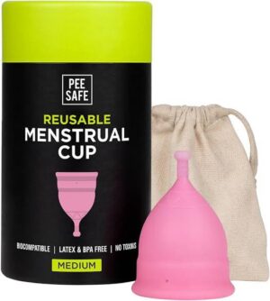 PEE SAFE MENSTRUAL CUP REUSABLE