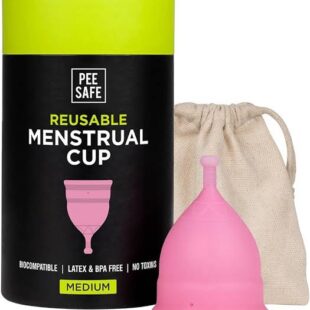 PEE SAFE MENSTRUAL CUP REUSABLE