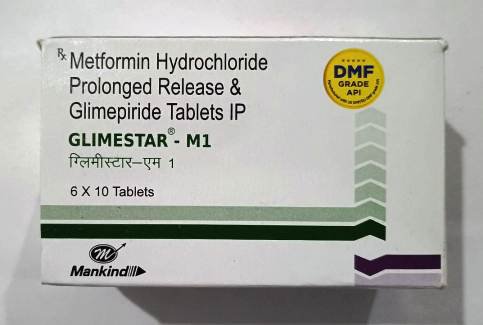 GLIMESTAR M 1MG TABLET