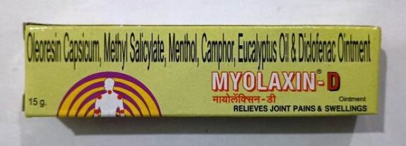 MYOLAXIN D 15GM OINTMENT