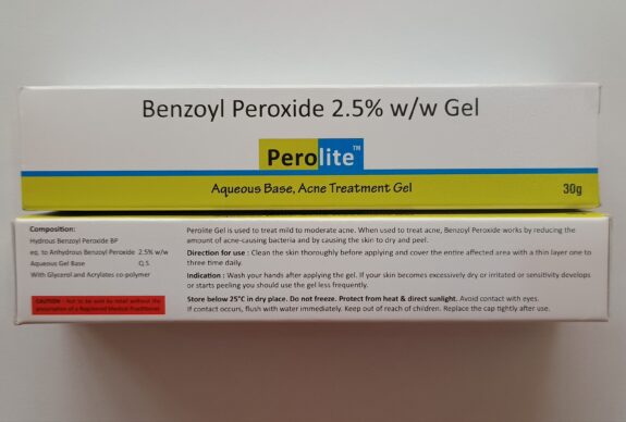 PEROLITE 2.5% 30GM GEL