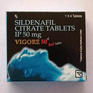 VIGORE 50 MG RED TABLET