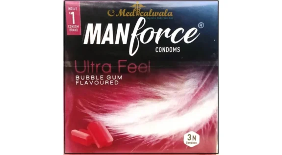 Manforce Condom Ultra Feel Bubble Gum 3N