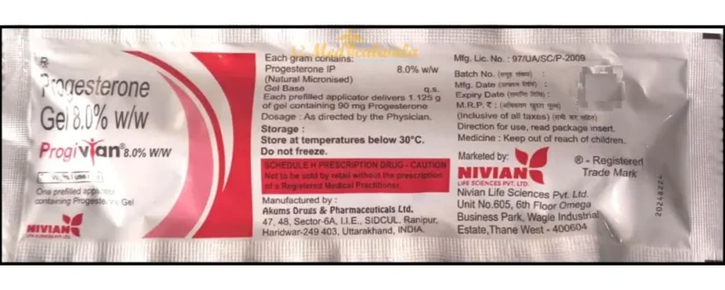 PROGIVIAN 8.0 W/W GEL – eMedicalwala