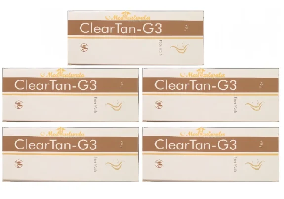 CLEAR TAN G3 70GM FACEWASH PACK OF 5