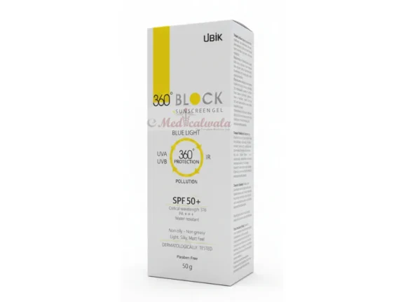 BLOCK SUNSCREEN 50SPF PLUS 50G GEL