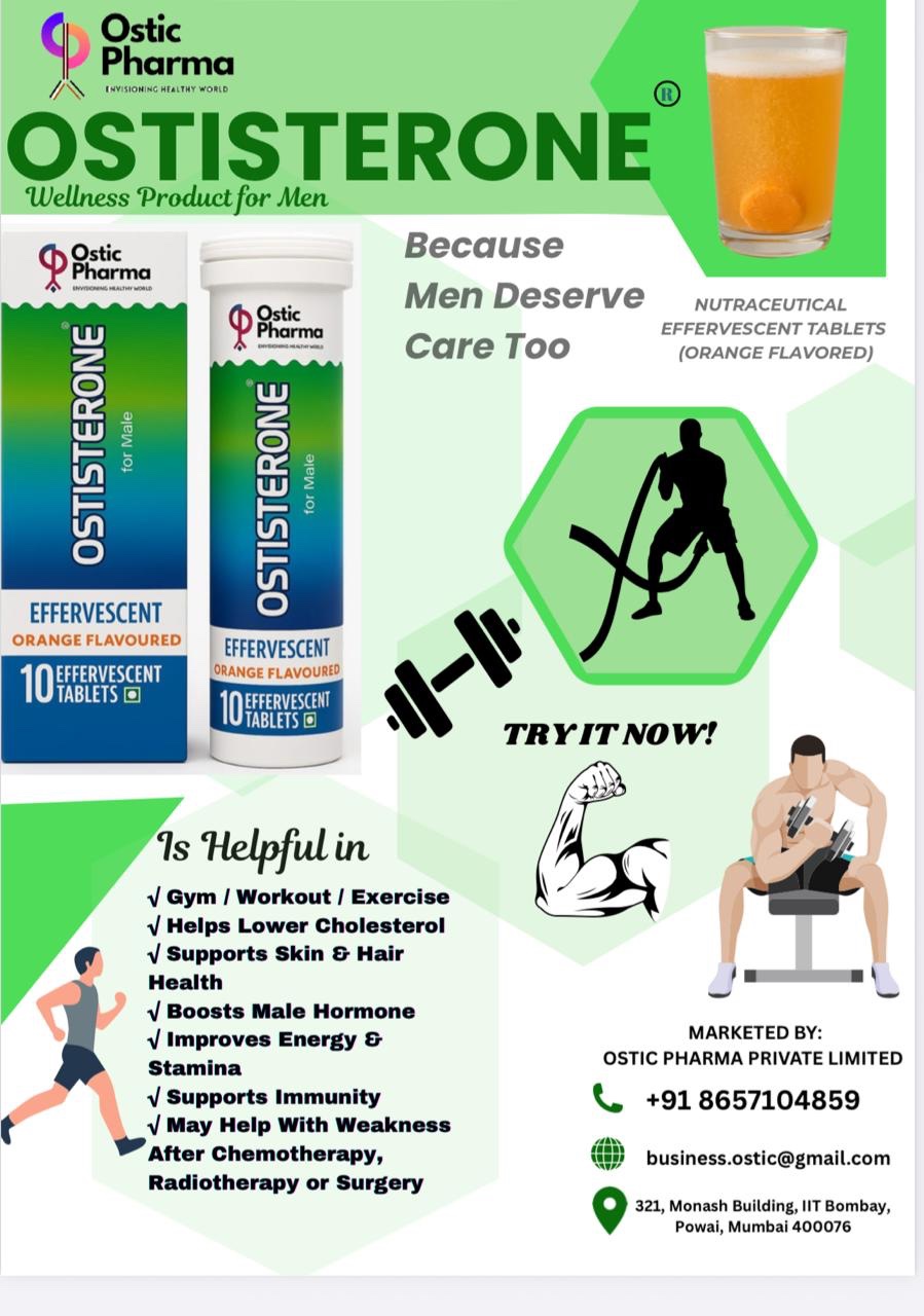 OSTISTERONE EFFERVESCENT TABLET FOR MALE