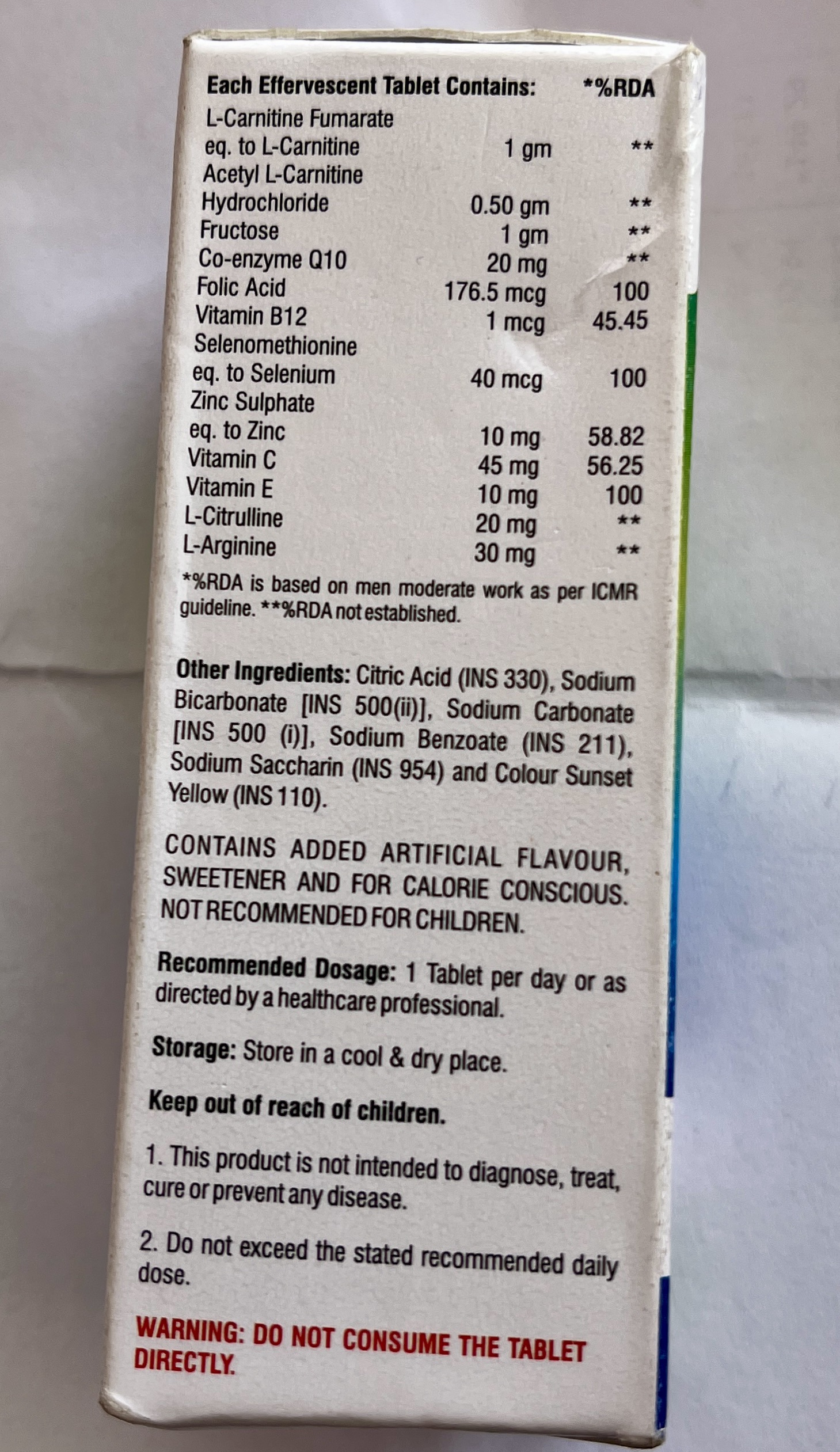 OSTISTERONE EFFERVESCENT TABLET FOR MALE - Image 3